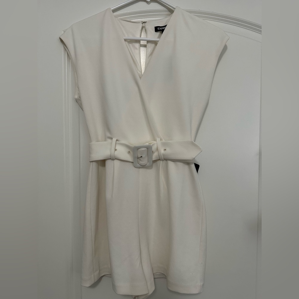 NWT Express white Romper